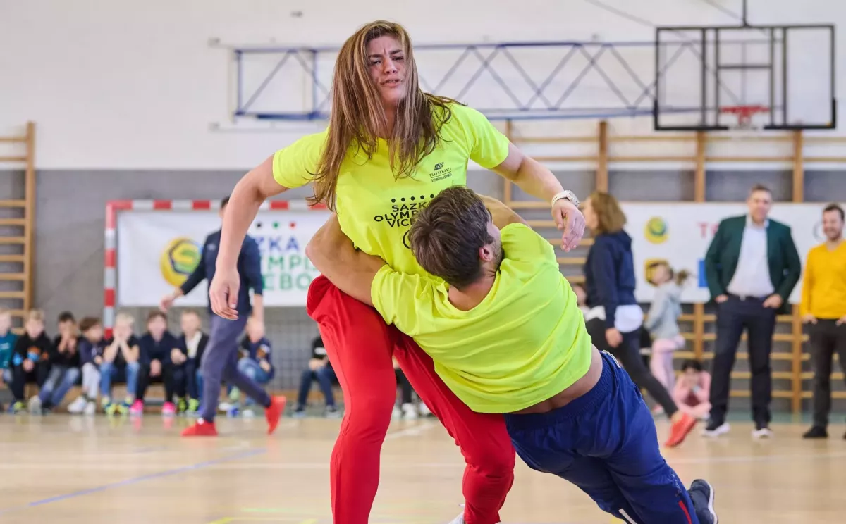 Hanzlíčková si zaházela a děti šílely. Bylo to super, smála se reprezentantka