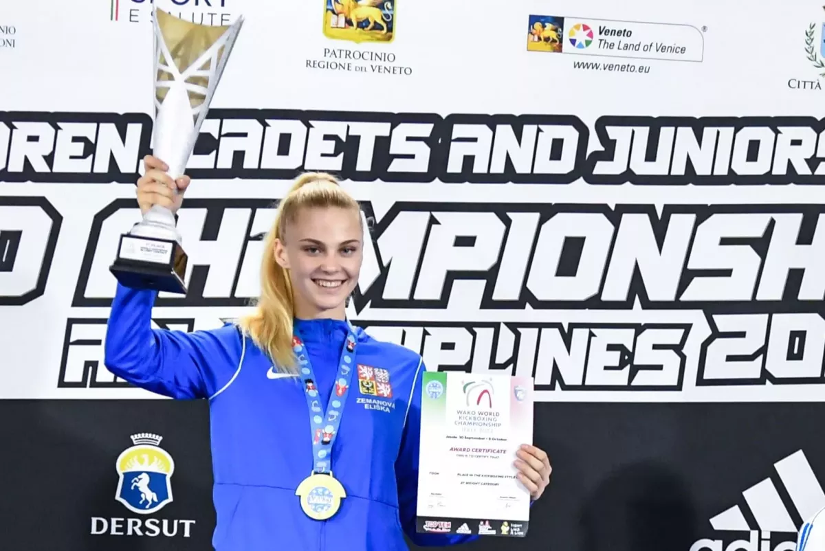 Historické MS pro český kickbox. Zemanová má dvě zlata! A to není všechno