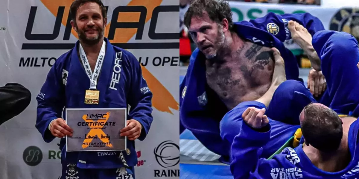 Je to borec! Herec Tom Hardy vyhrál další turnaj v Jiu-Jitsu