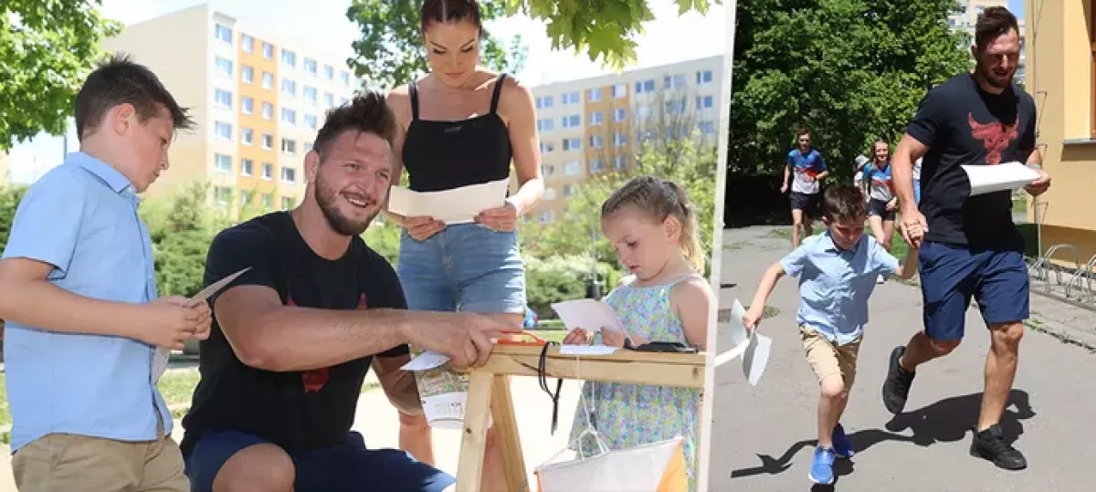 Krpálek poprvé v životě zakusil orientační běh: Synek ho prohnal